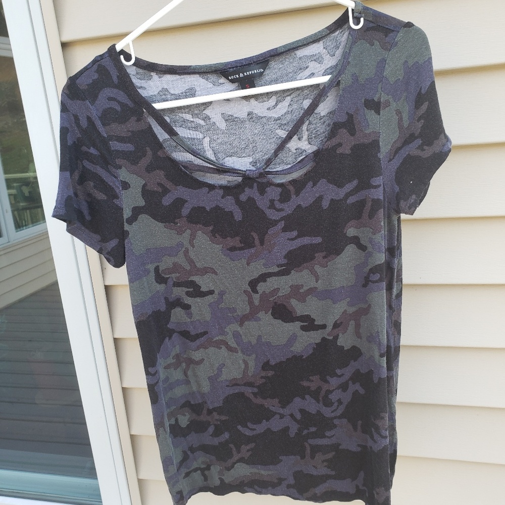 Rock & Republic Camo Shirt